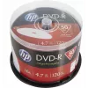 Verbatim HP Inkjet-Printable DVD-R Spindle (50 Discs) - 16x, 4.7 GB, AZO Dye, White Printable Surface