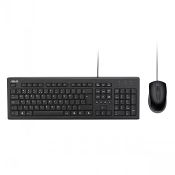 ASUS klaviatūra ir pelė U2000 Estonian QWERTY laidinis rinkinys