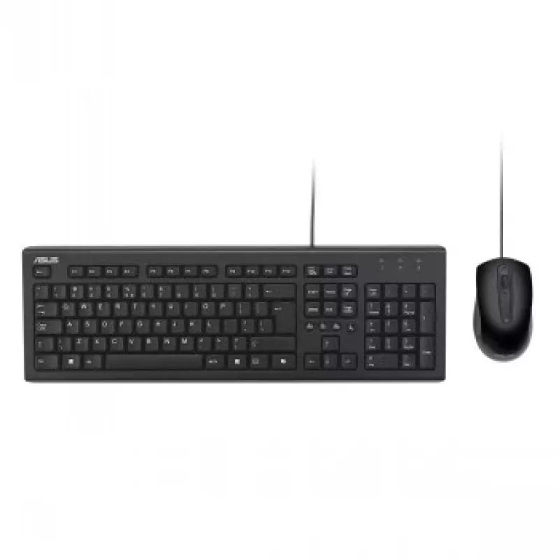 ASUS klaviatūra ir pelė U2000 Estonian QWERTY laidinis rinkinys