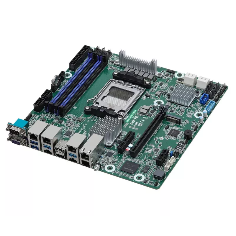 ASRock B650D4U-2L2T/BCM pagrindinė plokštė AMD B650 Express Socket AM5 Micro ATX