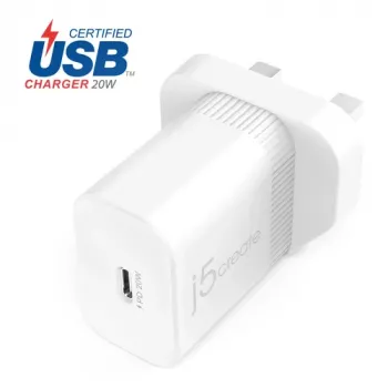 J5CREATE 20W PD USB-C sieninis įkroviklis - JK