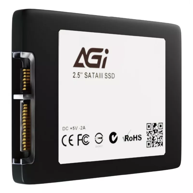 AGI Technology 512GB SATA III 2.5 colų vidinis SSD, Skaitymas 530MB/s, Rašymas 510MB/s