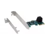 Exsys EX-3519 SATA valdiklis PCIe x1, skirtas 2 HDD ir SSD diskams - SATA III 6 Gbps