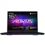 GIGABYTE AORUS MASTER 16 6YJM5DEE65SP nešiojamas kompiuteris, 16 colių WQXGA OLED 240Hz, AMD Ryzen 9 9955HX3D, 32GB DDR5, 2TB SSD, GeForce RTX 5080 16GB, Windows 11 Pro, vokiška klaviatūra