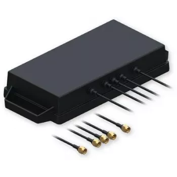 Teltonika 5G/GNSS kombinuota antena su SMA jungtimis - 3 m kabelis - juoda