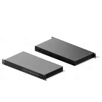 TELTONIKA VALDOMAS JUNGTUVAS SWM282 24X1GB RJ45, 4X1GB SFP, 12 X POE+ 300W IŠ VISO