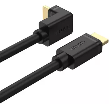 UNITEK Y-C1009 HDMI 2.0 laidas su 270 laipsnių kampu, 4K, 3 m, juodas