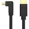 UNITEK Y-C1009 HDMI 2.0 laidas su 270 laipsnių kampu, 4K, 3 m, juodas