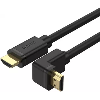 UNITEK Y-C1009 HDMI 2.0 laidas su 270 laipsnių kampu, 4K, 3 m, juodas