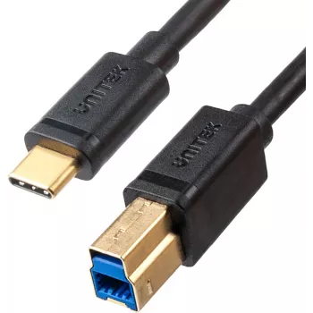 UNITEK USB-C į USB-B 3.0 spausdintuvo laidas 2m juodas