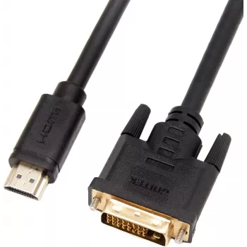 UNITEK Bidirectional HDMI to DVI-D Cable 2m Black