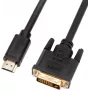 UNITEK Bidirectional HDMI to DVI-D Cable 2m Black
