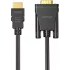 UNITEK HDMI į VGA laidas, Full HD 1080p, 60Hz, 2m, juodas