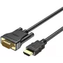 UNITEK HDMI į VGA laidas, Full HD 1080p, 60Hz, 2m, juodas