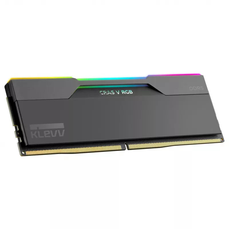 32GB KLEVV CRAS V RGB DDR5-6400 CL30 Dual Channel rinkinys (2x16GB) juodas