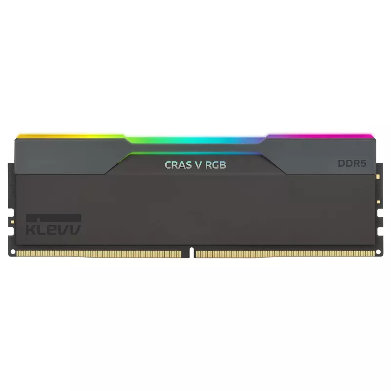 32GB KLEVV CRAS V RGB DDR5-6400 CL30 Dual Channel rinkinys (2x16GB) juodas