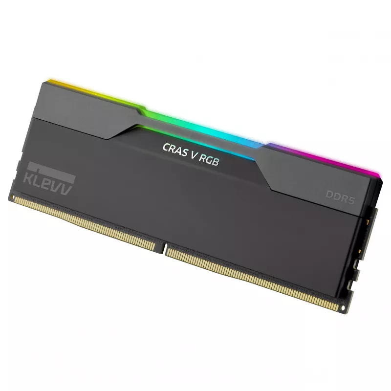 32GB KLEVV CRAS V RGB DDR5-6400 CL30 Dual Channel rinkinys (2x16GB) juodas