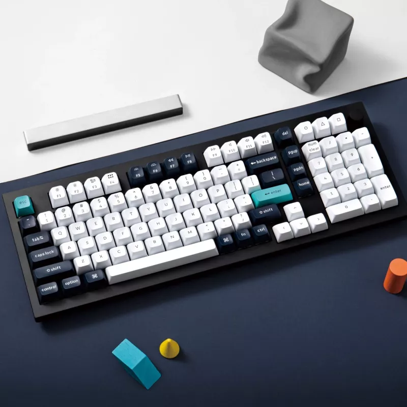 Keychron Q5M-M1 96% mechaninė klaviatūra, Gateron G Pro Red jungikliai, RGB karštas keitimas, Bluetooth 5.1 ir USB-C, aliuminio korpusas