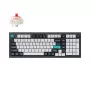 Keychron Q5M-M1 96% mechaninė klaviatūra, Gateron G Pro Red jungikliai, RGB karštas keitimas, Bluetooth 5.1 ir USB-C, aliuminio korpusas