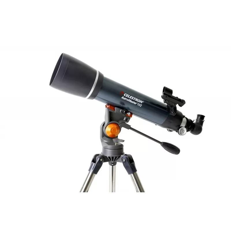 Celestron AstroMaster 102AZ Refraktoriaus teleskopas, 102 mm diafragma, 660 mm židinio nuotolis, juodas