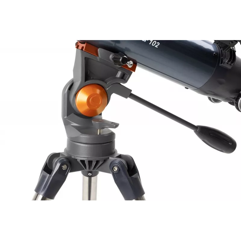 Celestron AstroMaster 102AZ Refraktoriaus teleskopas, 102 mm diafragma, 660 mm židinio nuotolis, juodas