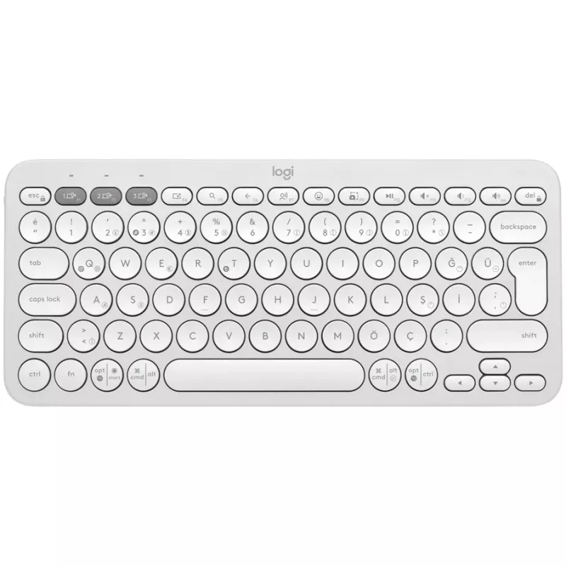 Logitech Pebble Keys 2 K380s belaidė klaviatūra - Graphite