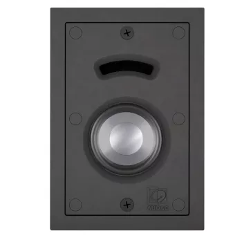 AUDAC MERO2 2 krypčių įmontuojamas garsiakalbis, 5,25 inch žemų dažnių garsiakalbis, 1 inch kupolinis aukštų dažnių garsiakalbis, 40W RMS, 8 Ohm, baltas (RAL9010)