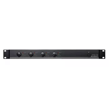 AUDAC EPA104 keturių kanalų D klasės stiprintuvas 4x100W RMS 1U