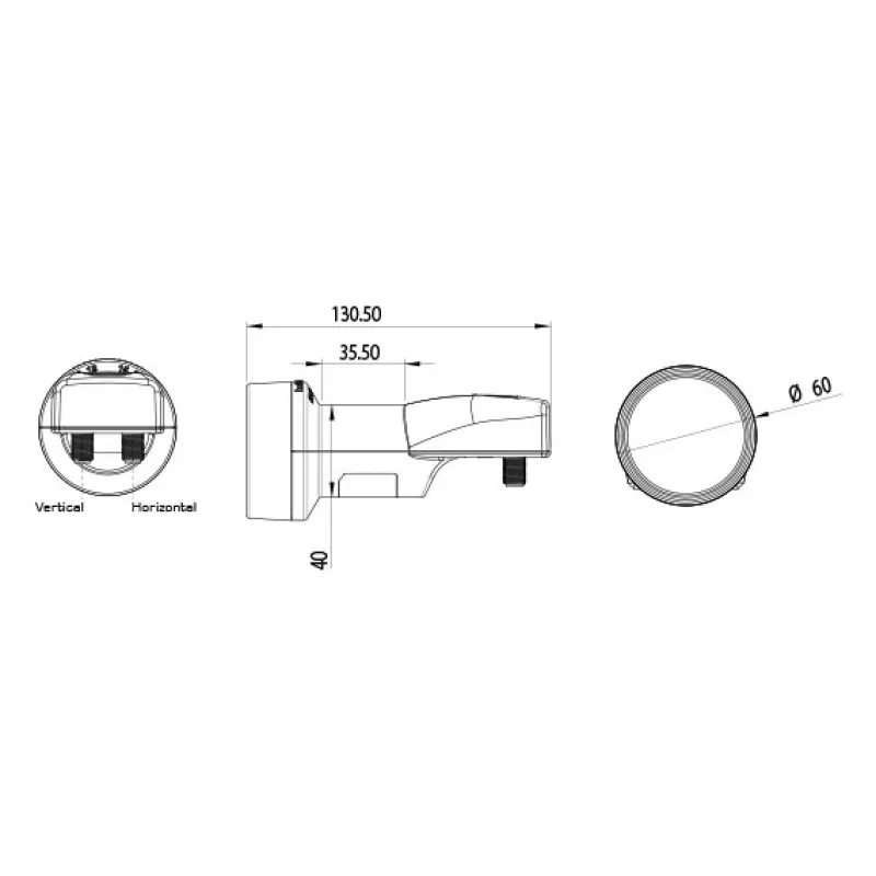 Inverto Wideband LNB Converter 2 Outputs 10.7-12.75 GHz