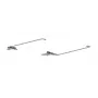 HP L52009-001 Hinge Kit, skirtas HP 15-DW/15-DY/15-DA/15-DB/250 G7/255 G7 serijoms - Kairysis ir dešinysis ekrano vyriai - Juoda/Sidabrinė