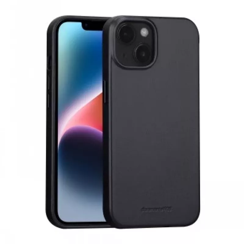 DBRAMANTE 1928 Roskilde MagSafe Back Cover for iPhone 14 – Black
