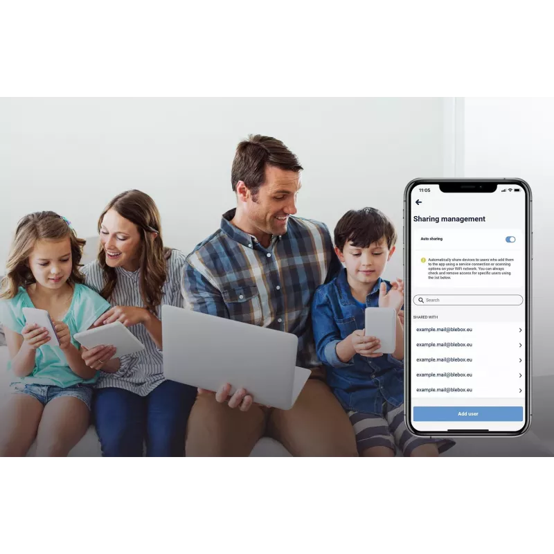 BLEBOX inputSensorQ WiFi 4-Input Module