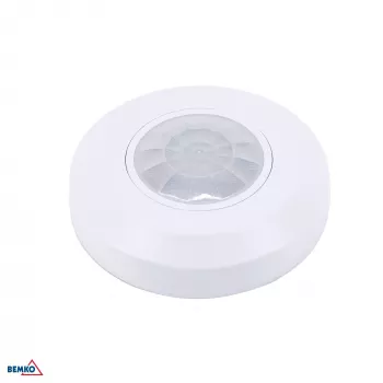BEMKO PIR judesio jutiklis 200W/400W 360° baltas