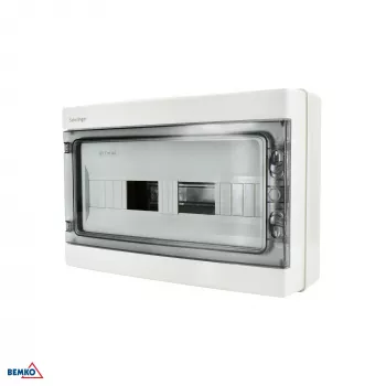 SCHELINGER A80-RHN-IP65-NPE-18P Sieninis skirstomasis skydas IP65 18N+18PE 1x18P Pilka