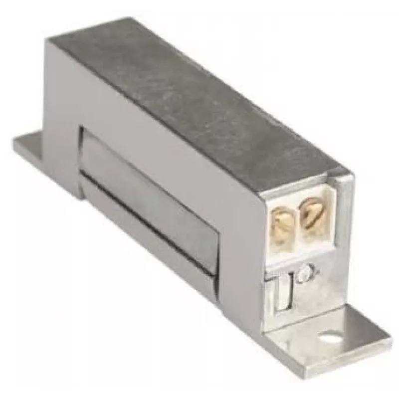 SCOT ES-S12AC/DC-MB PROFI Simetrinis elektromagnetinis užraktas su atmintimi ir blokavimu, 12V AC/DC, Fail-Secure, 3000N