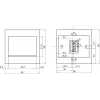SCOT BT-2D Flush-Mounted Exit Button Stainless Steel