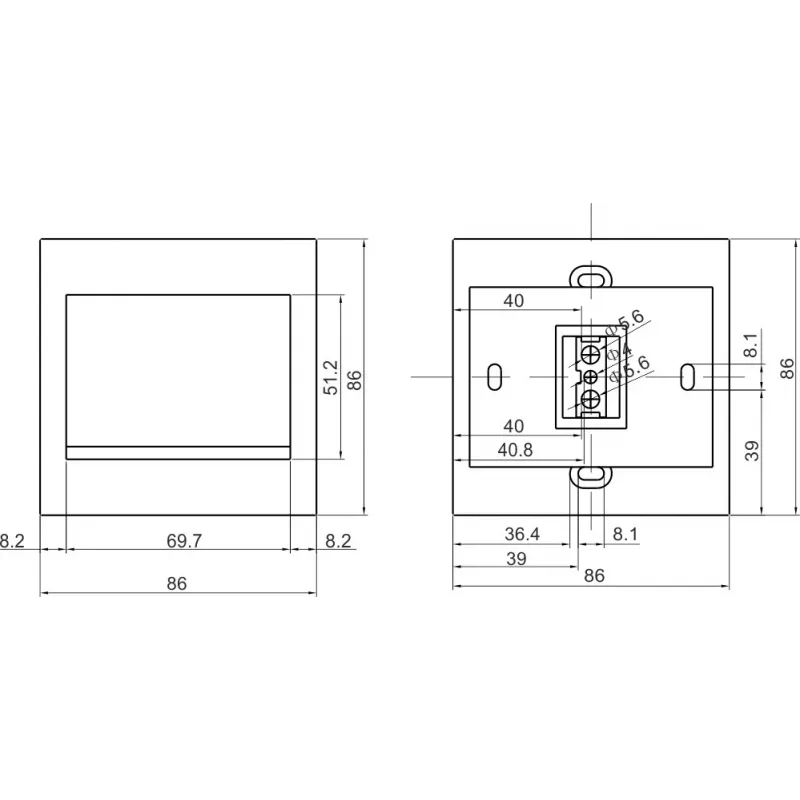 SCOT BT-2D Flush-Mounted Exit Button Stainless Steel