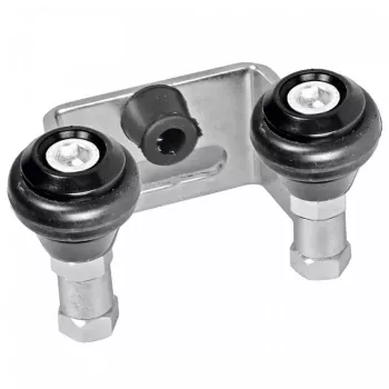 PSG 60.023 60mm Viršutinis Slankiojo Vartų Kronšteinas (2 Riedučiai)