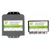 AXING SUMATOR DIGISAT QUAD+TV DQTC-104 Multiswitch 8 palydoviniai įėjimai 1 antžeminis įėjimas 4 vartotojų išėjimai