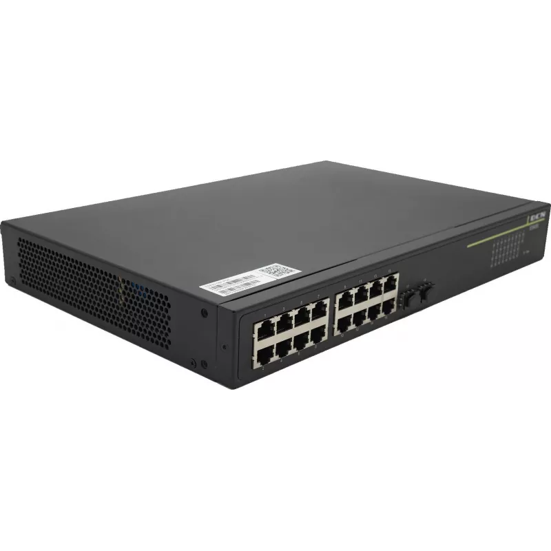 DCN ES430-18P-POE Layer 2 valdomas jungiklis 16x PoE+ 2x SFP 250W