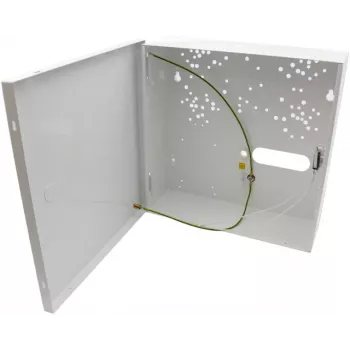 Pulsar AWO000PU Universal Metal Enclosure, White (RAL 9003), Wall-Mounted, 17Ah Battery Support