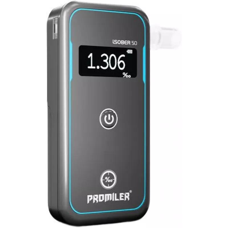 Promiler iSober 50 alkoholio testeris su elektrocheminiu jutikliu