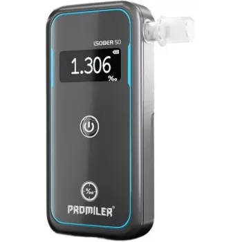 Promiler iSober 50 alkoholio testeris su elektrocheminiu jutikliu