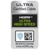 CONOTECH NS-015 2.1 8K HDMI kabelis 1,5m Ultra High Speed 48Gbps juodas
