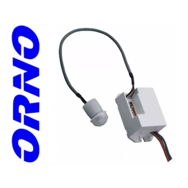 ORNO OR-CR-211 Miniature PIR judesio jutiklis, 230V, 120°, 6m, IP20, baltas