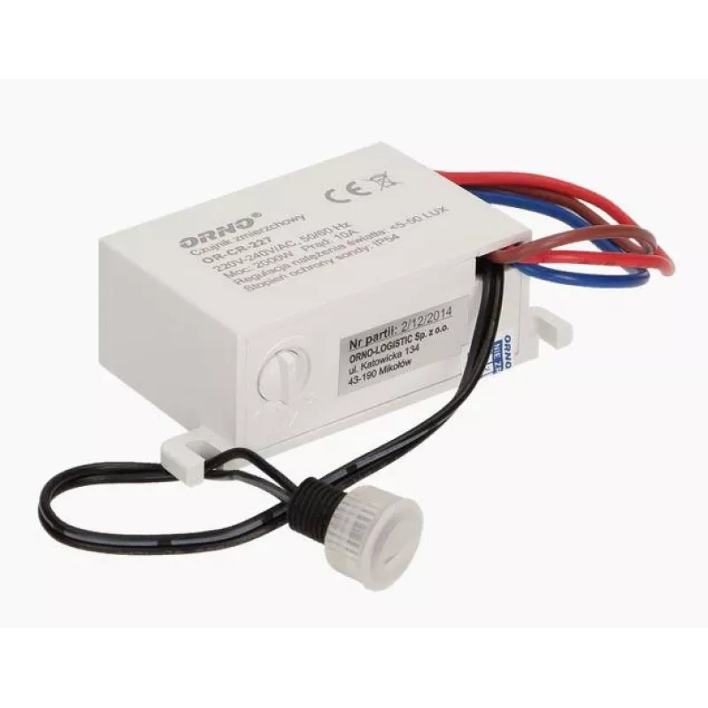 ORNO OR-CR-227 Twilight Sensor MINI su išoriniu zondu, IP54