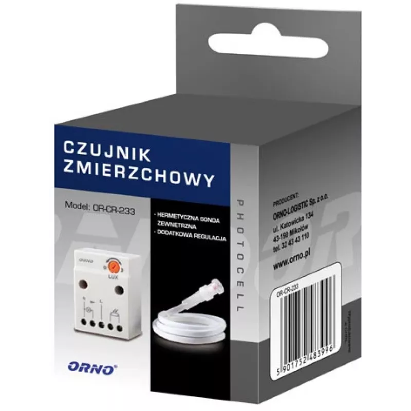 ORNO OR-CR-233 Prieblandos jutiklis su zondu