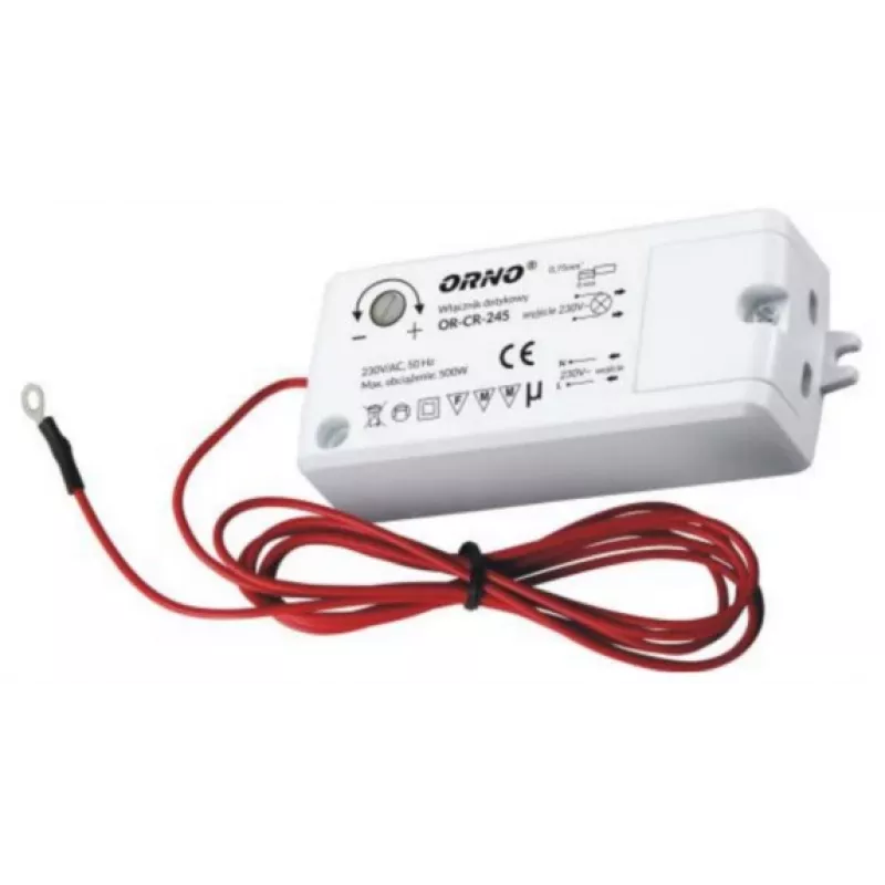 ORNO OR-CR-245 belietis indukcinis artumo jungiklis LED apšvietimui, juodas