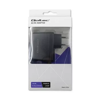QOLTEC Plug-in Power Supply 24W 12V 2A 5.5x2.5mm