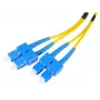 OPTIX Single-Mode Duplex SC/UPC į SC/UPC šviesolaidinis jungiamasis kabelis 2m